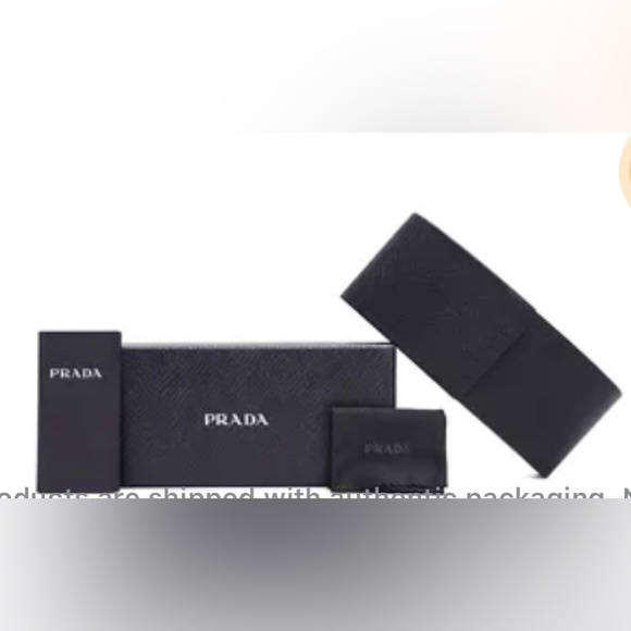 Brand New PRADA Clear Blue Light Filter Square Ladies Sunglasses PR 67XS ZVN08N - Picture 9 of 10